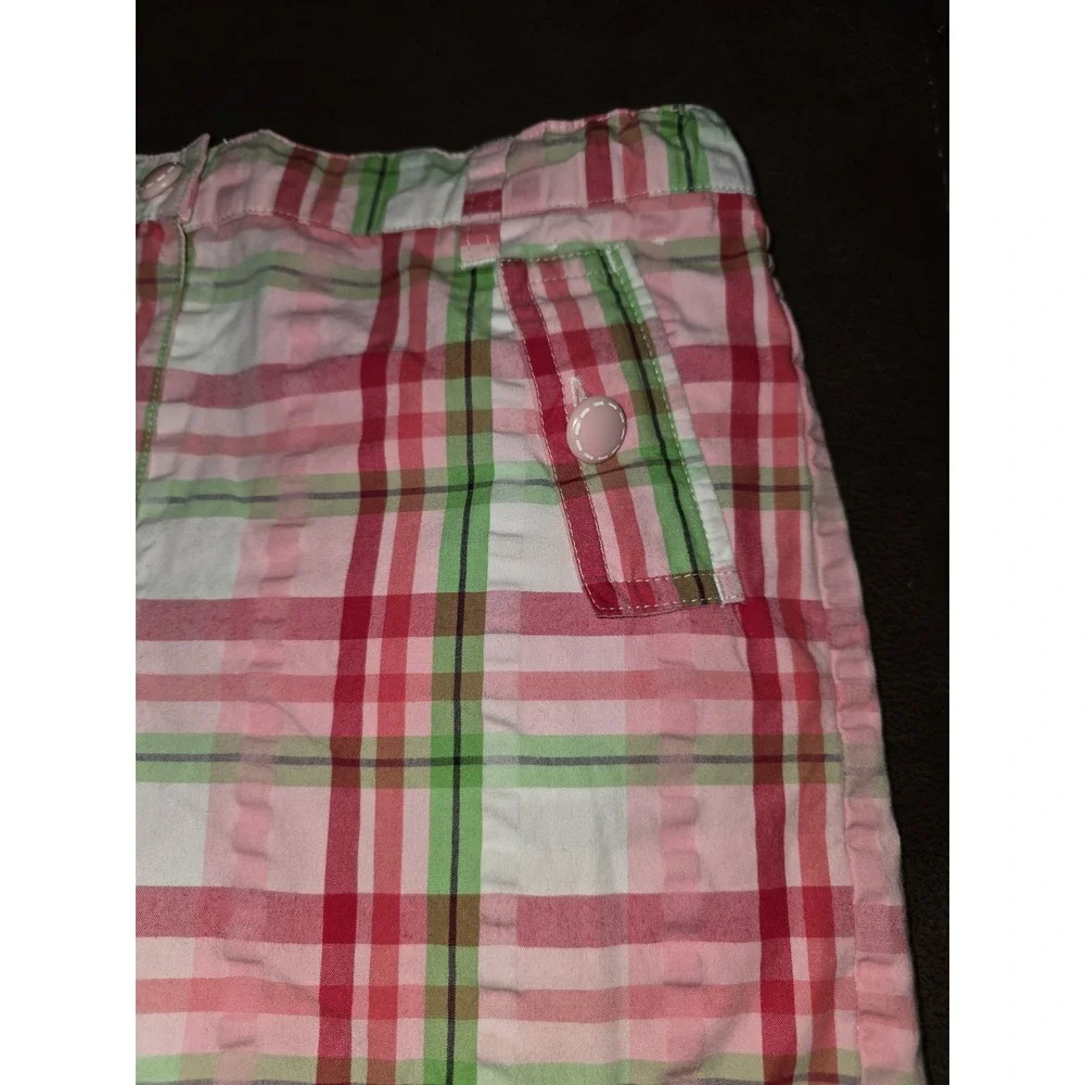 Gymboree watermelon picnic plaid shorts size 10‎